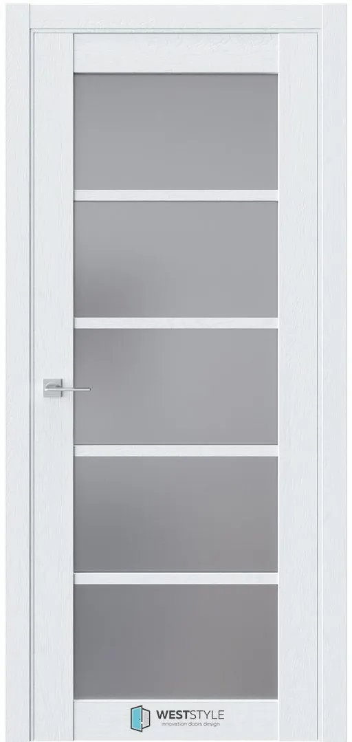 Межкомнатная дверь ZEST EMLAYER 9 — Стекло сатинат графит