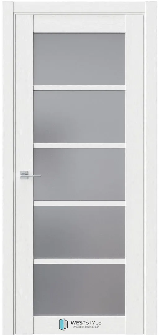 Межкомнатная дверь ZEST EMLAYER 9 — Стекло сатинат графит
