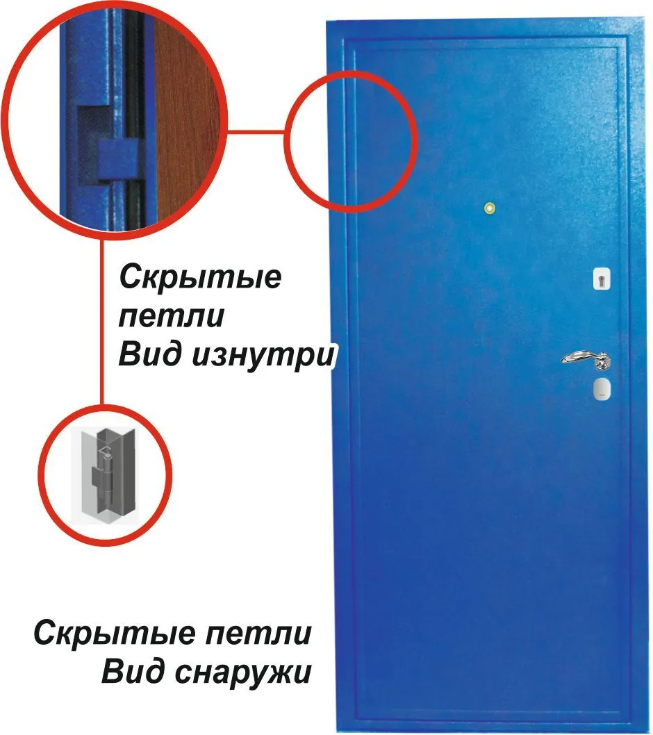 П-9 скрытые петли